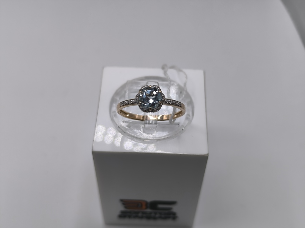 КОЛКМИ585 КОЛЬЦО С КАМНЯМИ (Au 585)