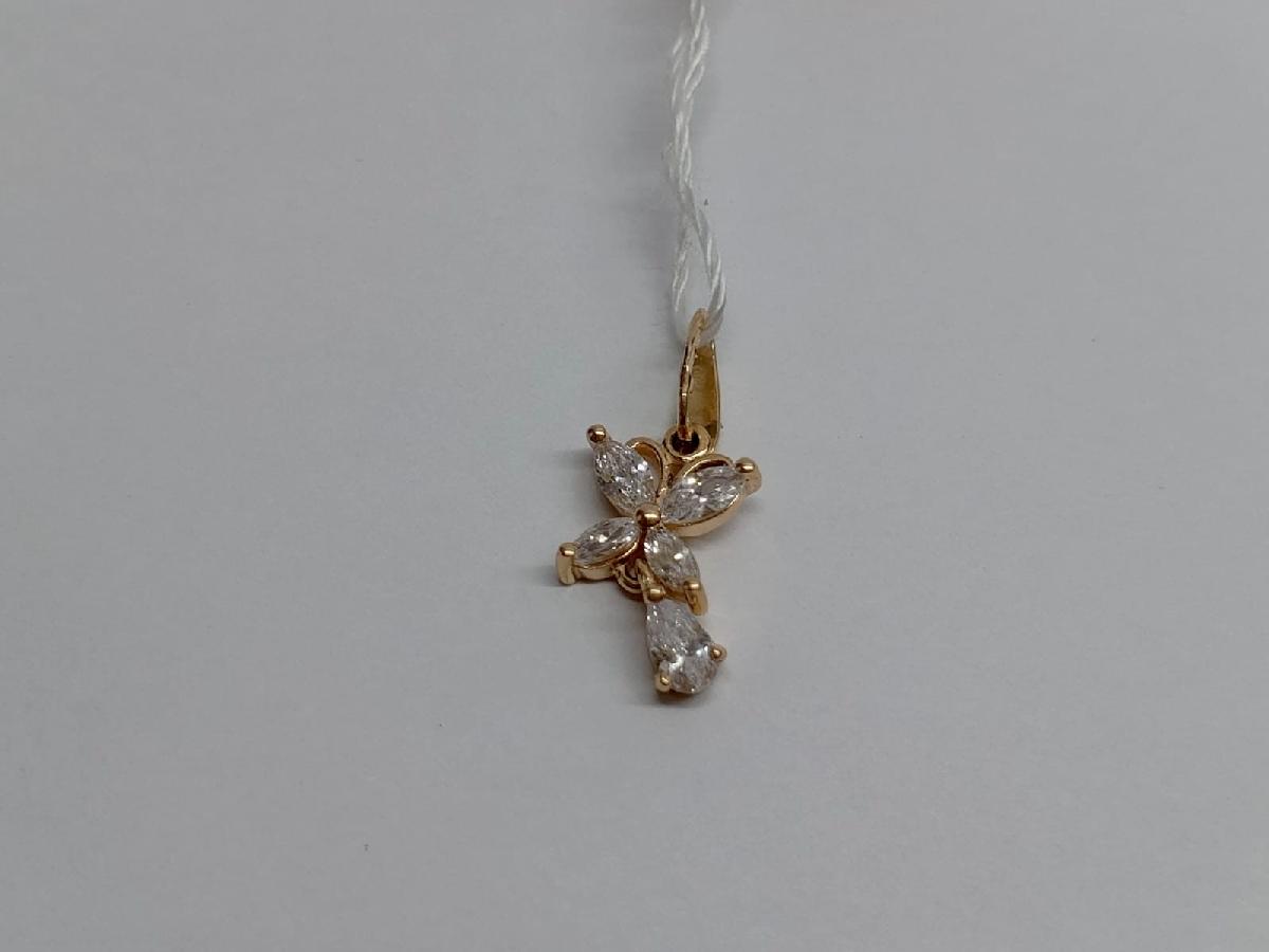 ПОДВЕСКА С КАМНЯМИ (Au 585)