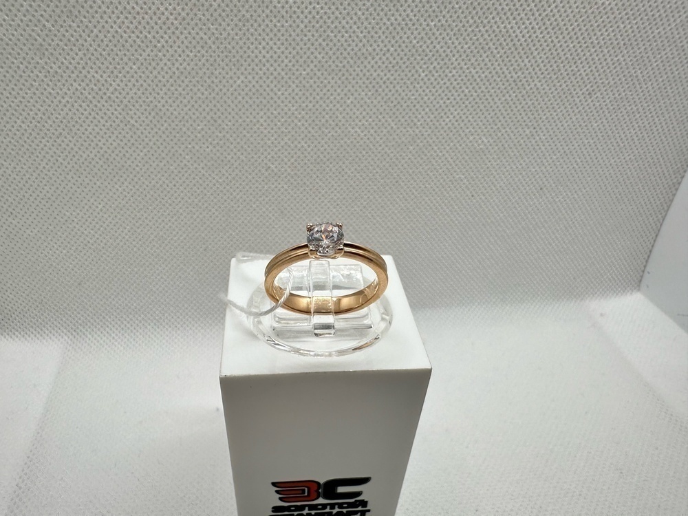 КОЛКМ585 КОЛЬЦО С КАМНЕМ (Au 585)