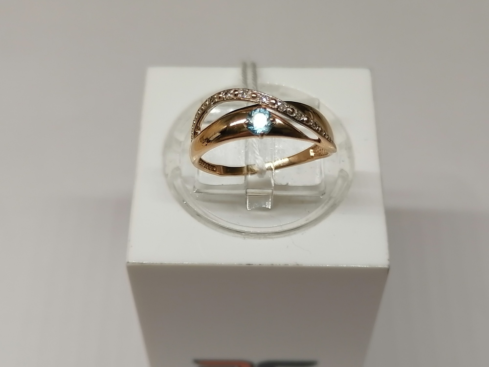 КОЛКМИ375 КОЛЬЦО С КАМНЯМИ (Au 375)