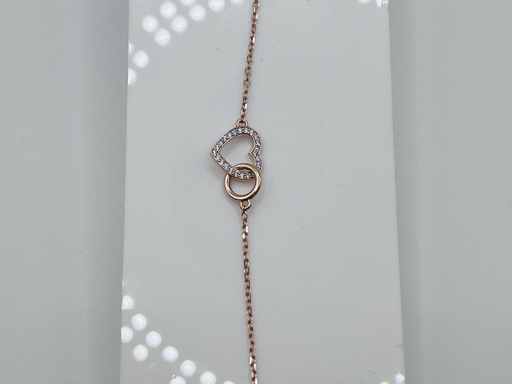 БРАСЛЕТ ФАНТАЗИЯ с камнями (Au 585)