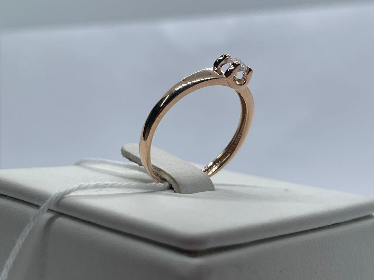 КОЛКМ585 КОЛЬЦО С КАМНЕМ (Au 585)