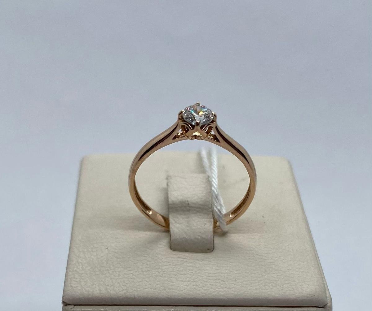 КОЛЬЦО С КАМНЕМ (Au 585)