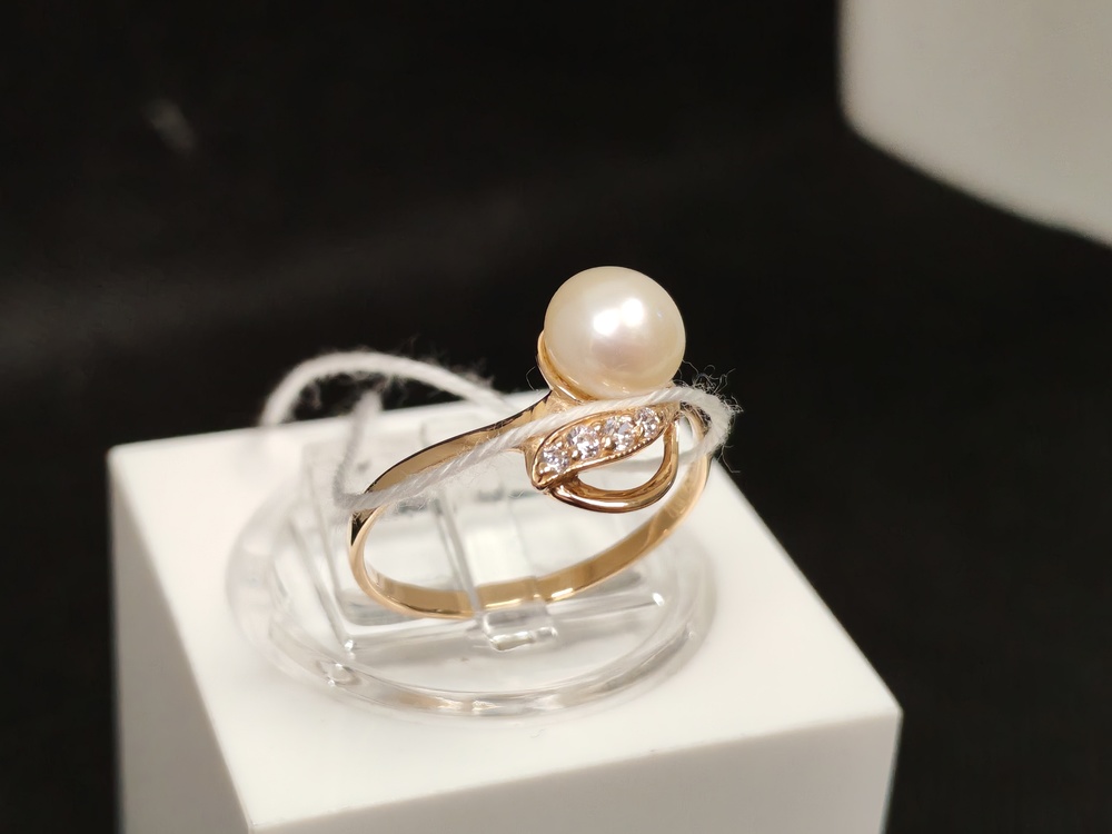 КОЛЬЦО С КАМНЯМИ (Au 585)