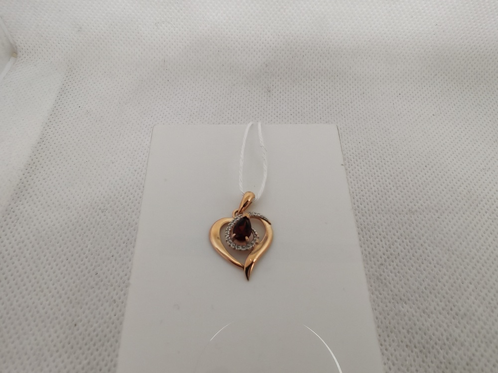 ПОДКМИ585 ПОДВЕСКА С КАМНЯМИ (Au 585)