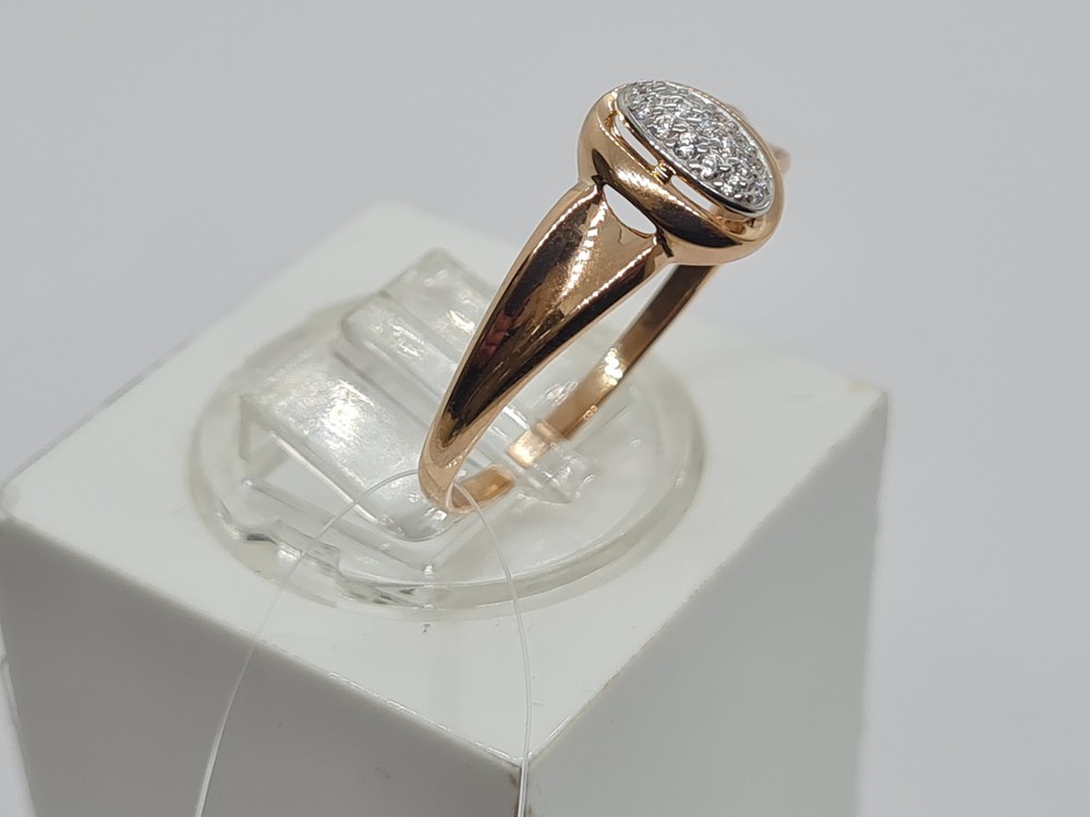 КОЛЬЦО С КАМНЯМИ (Au 585)