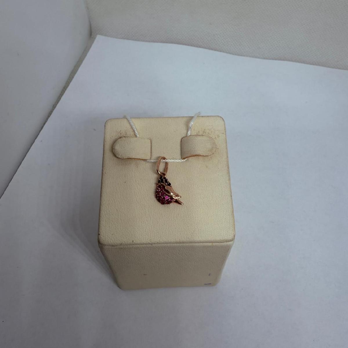 ПОДКМИ585 ПОДВЕСКА С КАМНЯМИ (Au 585)