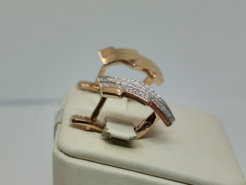 СЕРЬГИ С КАМНЯМИ (Au 585)