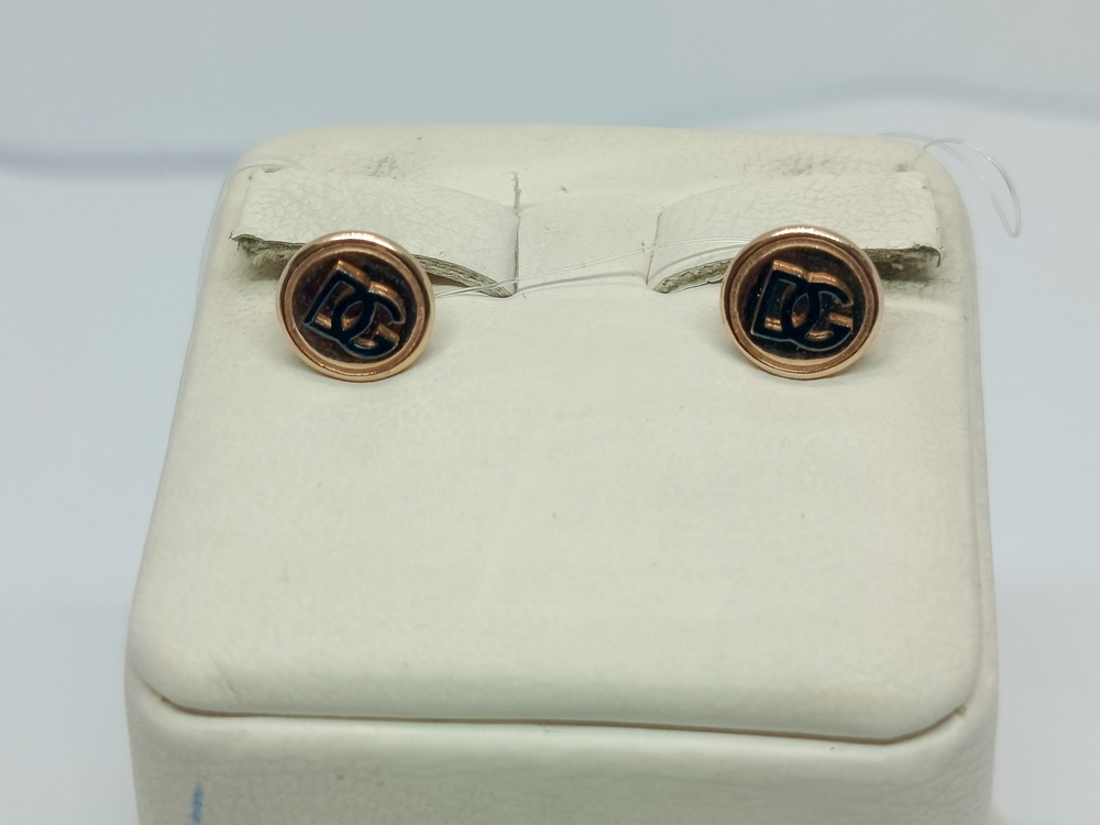 СЕРЬГИ ПУСЕТЫ без камня (Au 585)