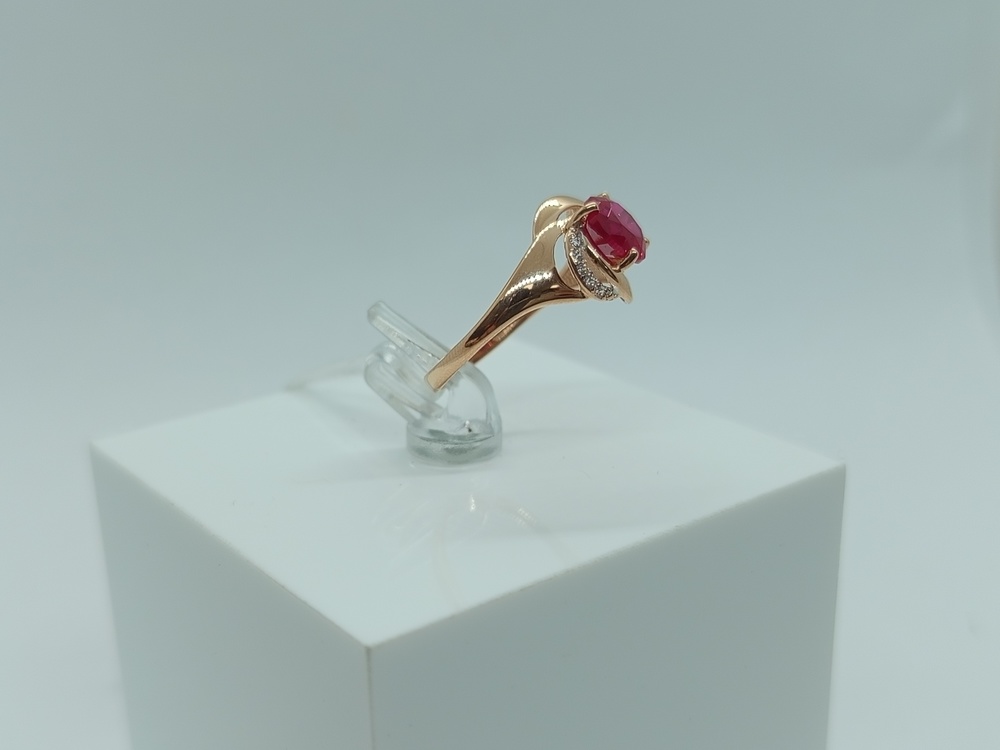 КОЛКМИ585 КОЛЬЦО С КАМНЯМИ (Au 585)