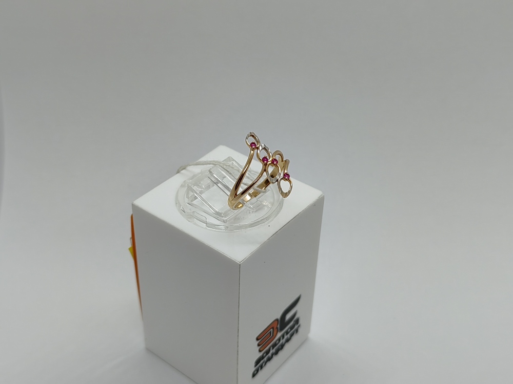 КОЛКМИ585 КОЛЬЦО С КАМНЯМИ (Au 585)