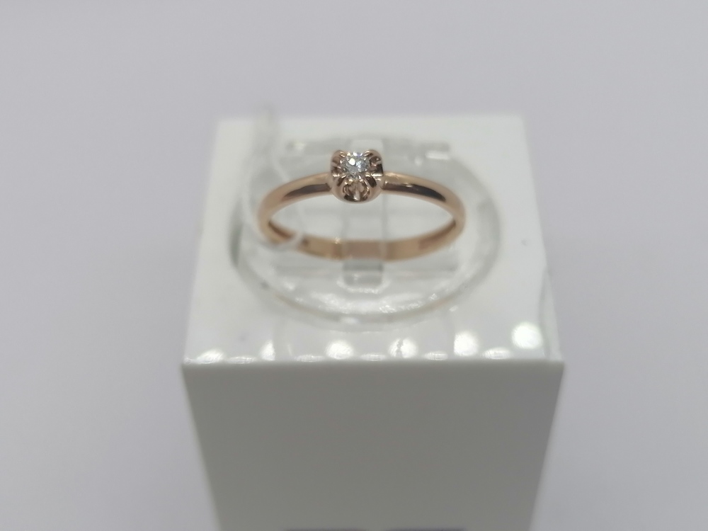 КОЛЬЦО БРИЛЛИАНТ Au 585