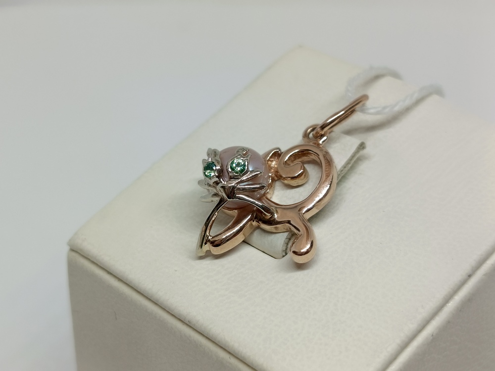 ПОДКМИ585 ПОДВЕСКА С КАМНЯМИ (Au 585)