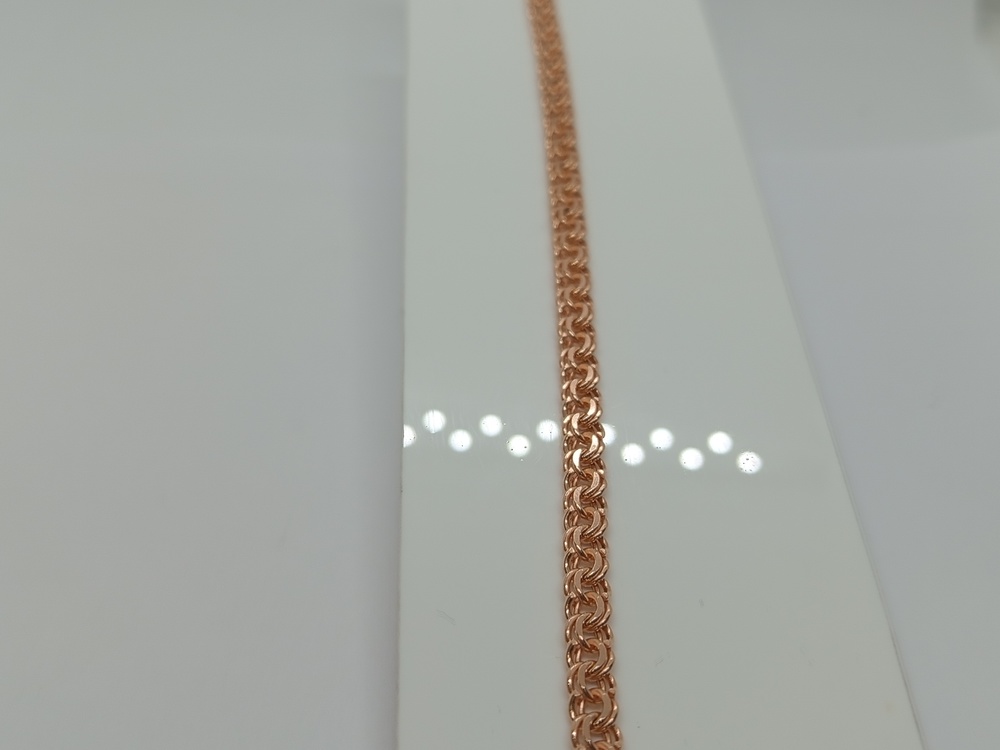 7080200-19 БРАСЛЕТ ПОЛНОВЕСНЫЙ Бисмарк (Au 585)