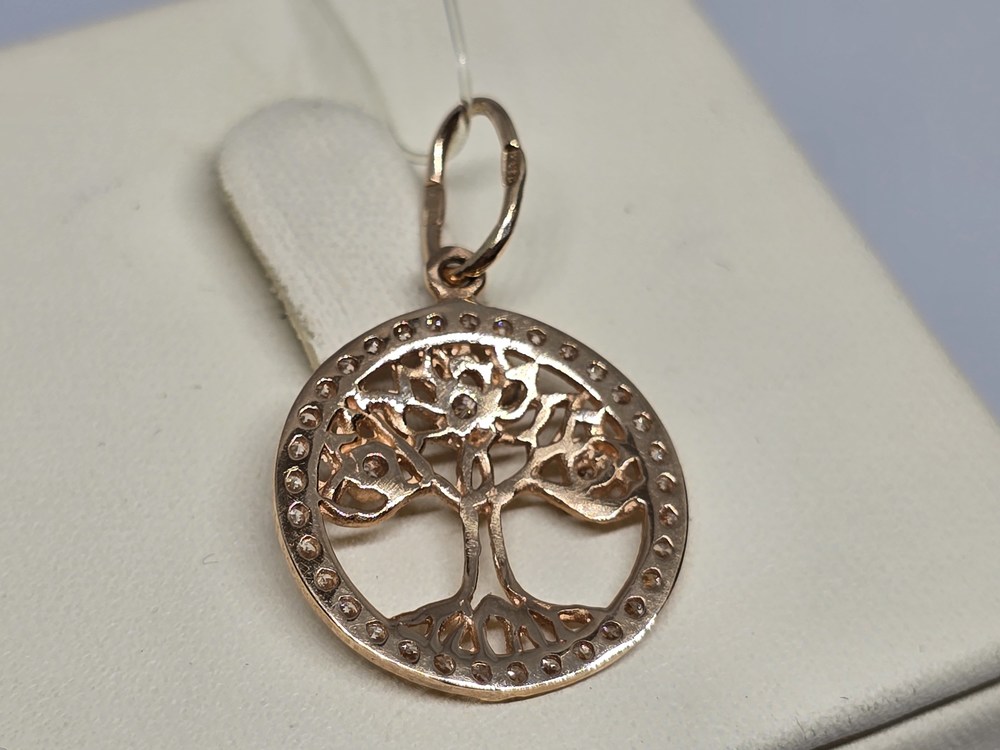 9900 ПОДВЕСКА С КАМНЯМИ (Au 585)