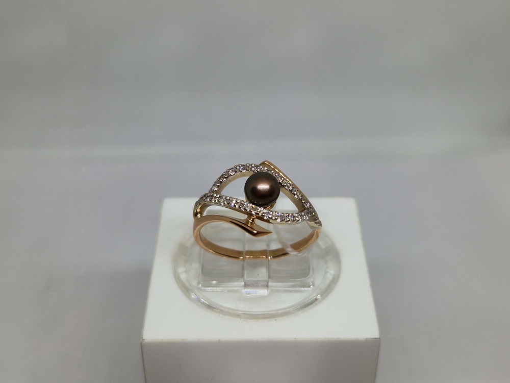 КОЛКМИ585 КОЛЬЦО С КАМНЯМИ (Au 585)