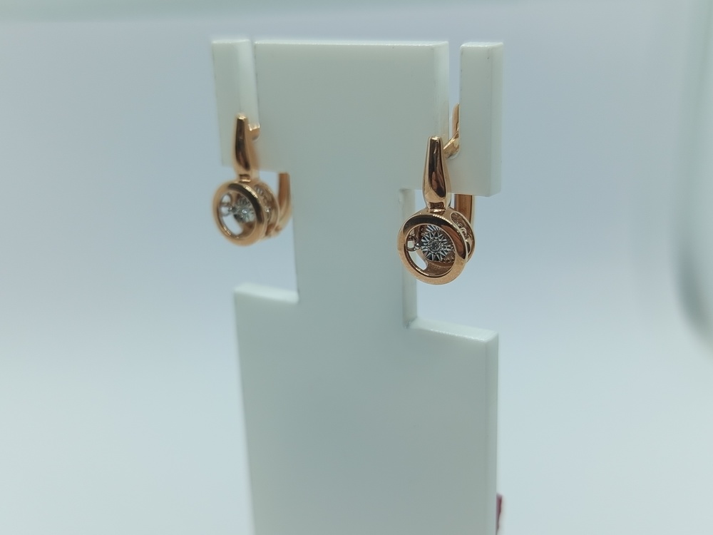 СЕРЬГИ БРИЛЛИАНТ (Au 585)