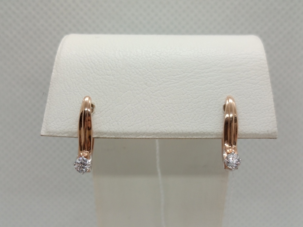 СЕРЬГИ С КАМНЯМИ (Au 585)