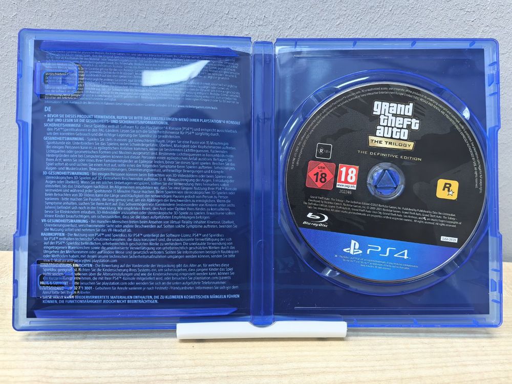 Игра Playstation 4 GTA The Trilogy (Vice City, San Andreas)