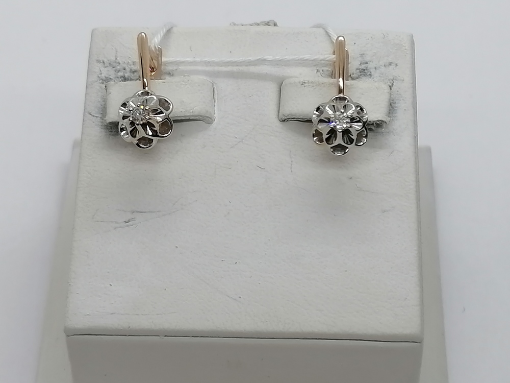 СЕРЬГИ БРИЛЛИАНТ (Au 585)