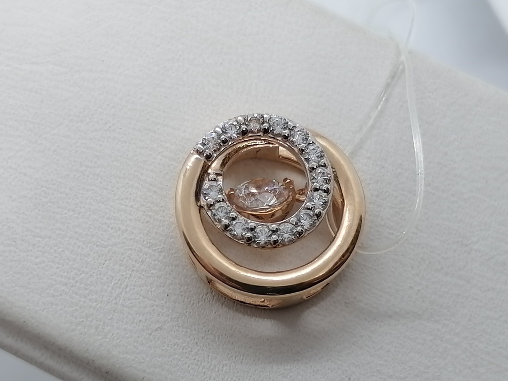 ПОДВЕСКА С КАМНЯМИ (Au 585)