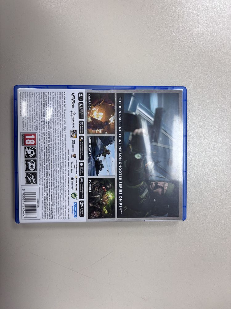 Игра Playstation 5 Call of duty Black ops Cold War