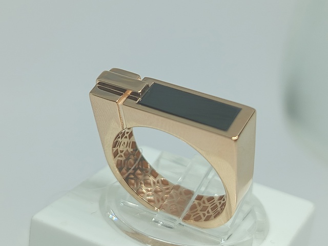 КОЛЬЦО ПЕЧАТКА с камнем (Au 585)