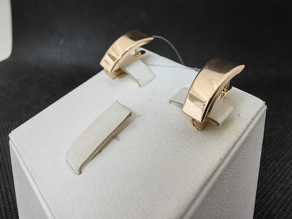 СЕРЬГИ БЕЗ КАМНЯ (Au 585)