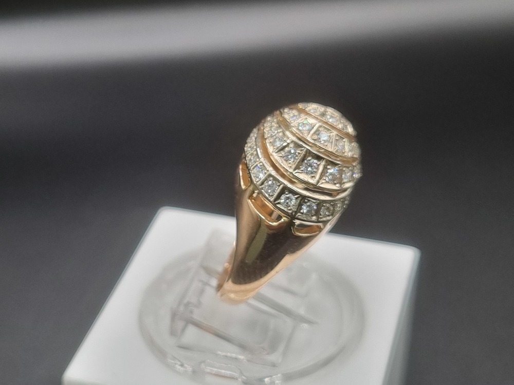 КОЛКМИ585 КОЛЬЦО С КАМНЯМИ (Au 585)