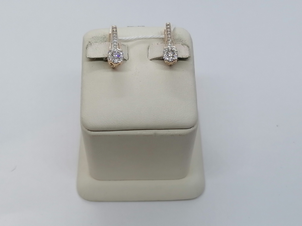 СЕРЬГИ БРИЛЛИАНТ (Au 585)