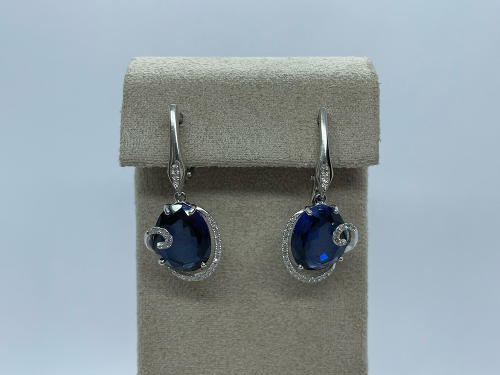 СЕРЬГИ С КАМНЯМИ (Au 585)