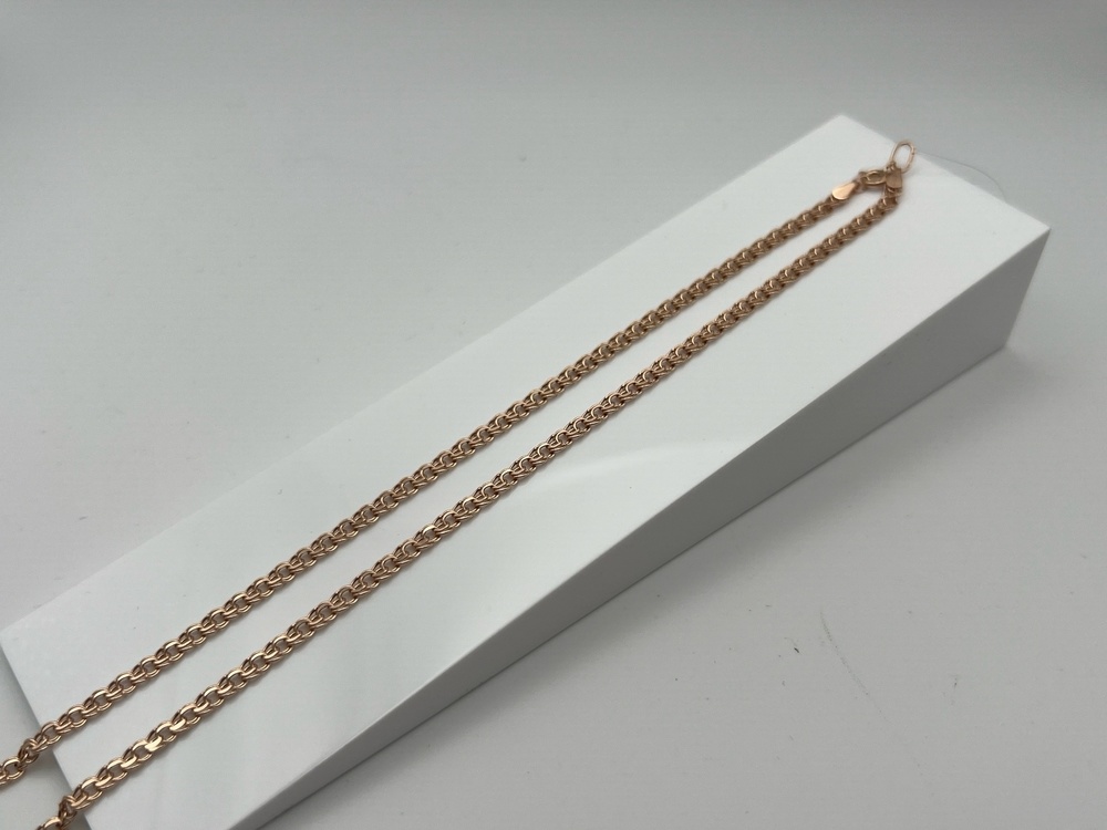 ЦЕПЬ ПУСТОТЕЛАЯ Бисмарк (Au 585)