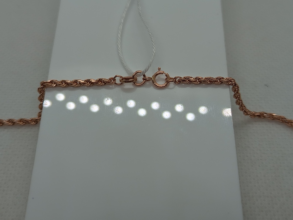 ЦЕПЬ ПОЛНОВЕСНАЯ Веревка (Au 585)