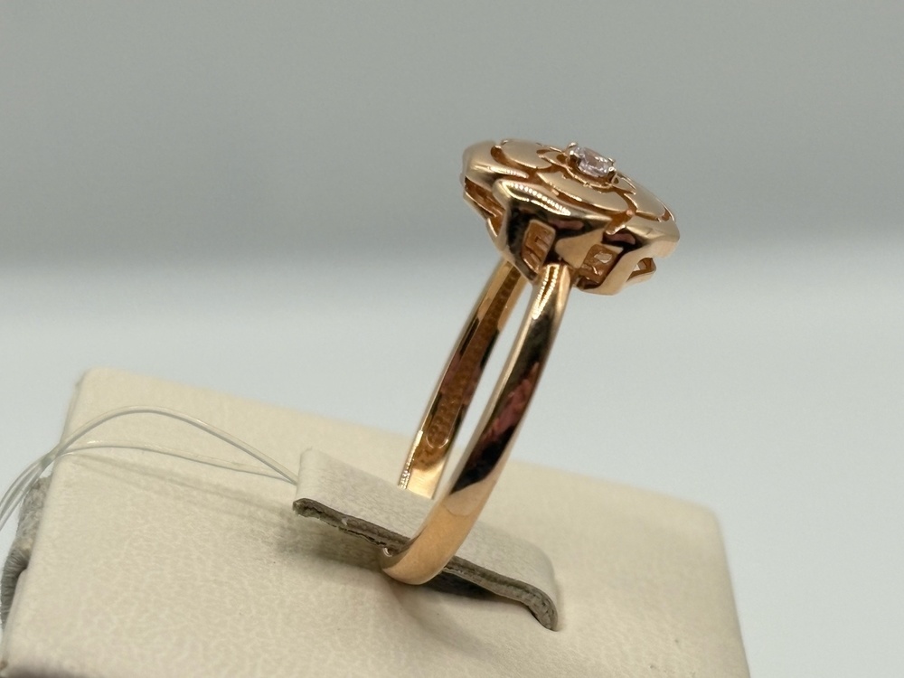 КОЛЬЦО С КАМНЯМИ (Au 585)