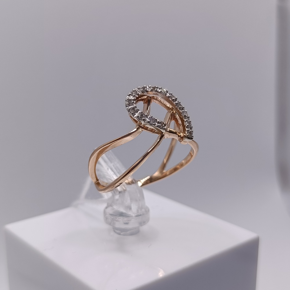 КОЛКМИ585 КОЛЬЦО С КАМНЯМИ (Au 585)