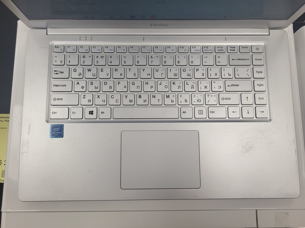 Ноутбук Haier u1520sm; Celeron N4020, HD Graphics, 4 Гб, 128 Гб, Нет