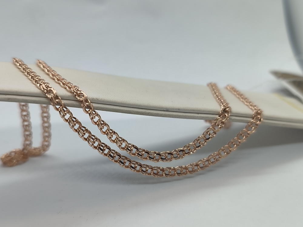 ЦЕПЬ ПУСТОТЕЛАЯ Бисмарк (Au 585)