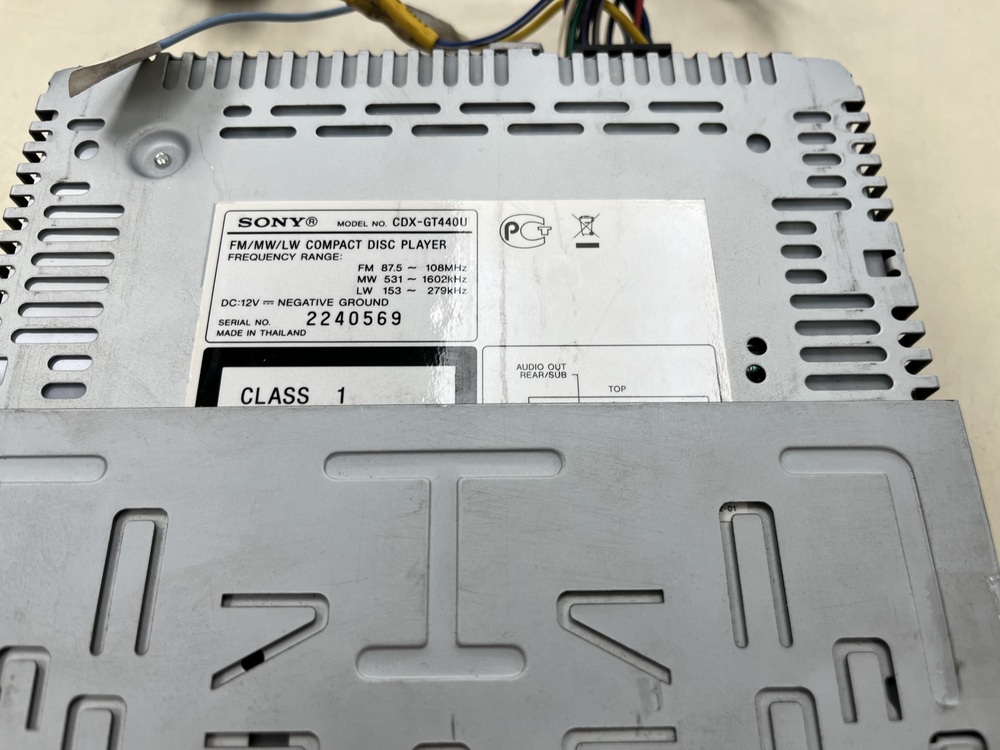 МАГНИТОЛА SONY cdx-gt440u