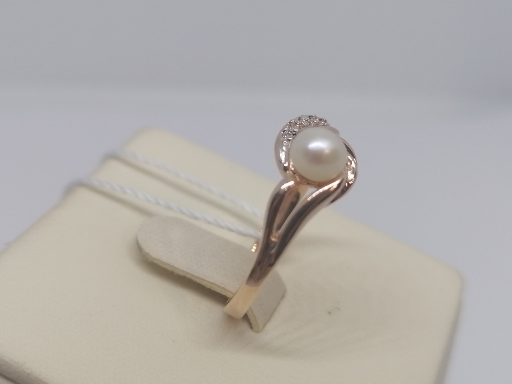 КОЛЬЦО С КАМНЯМИ (Au 585)