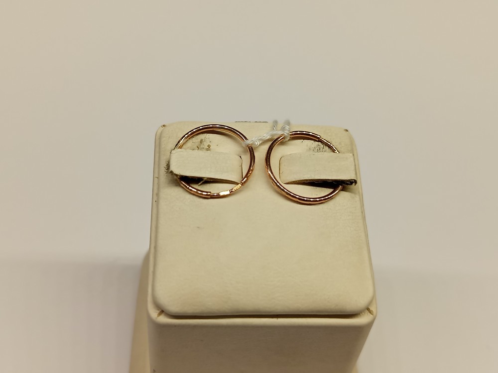 СКОН585 СЕРЬГИ КОНГО (Au 585)