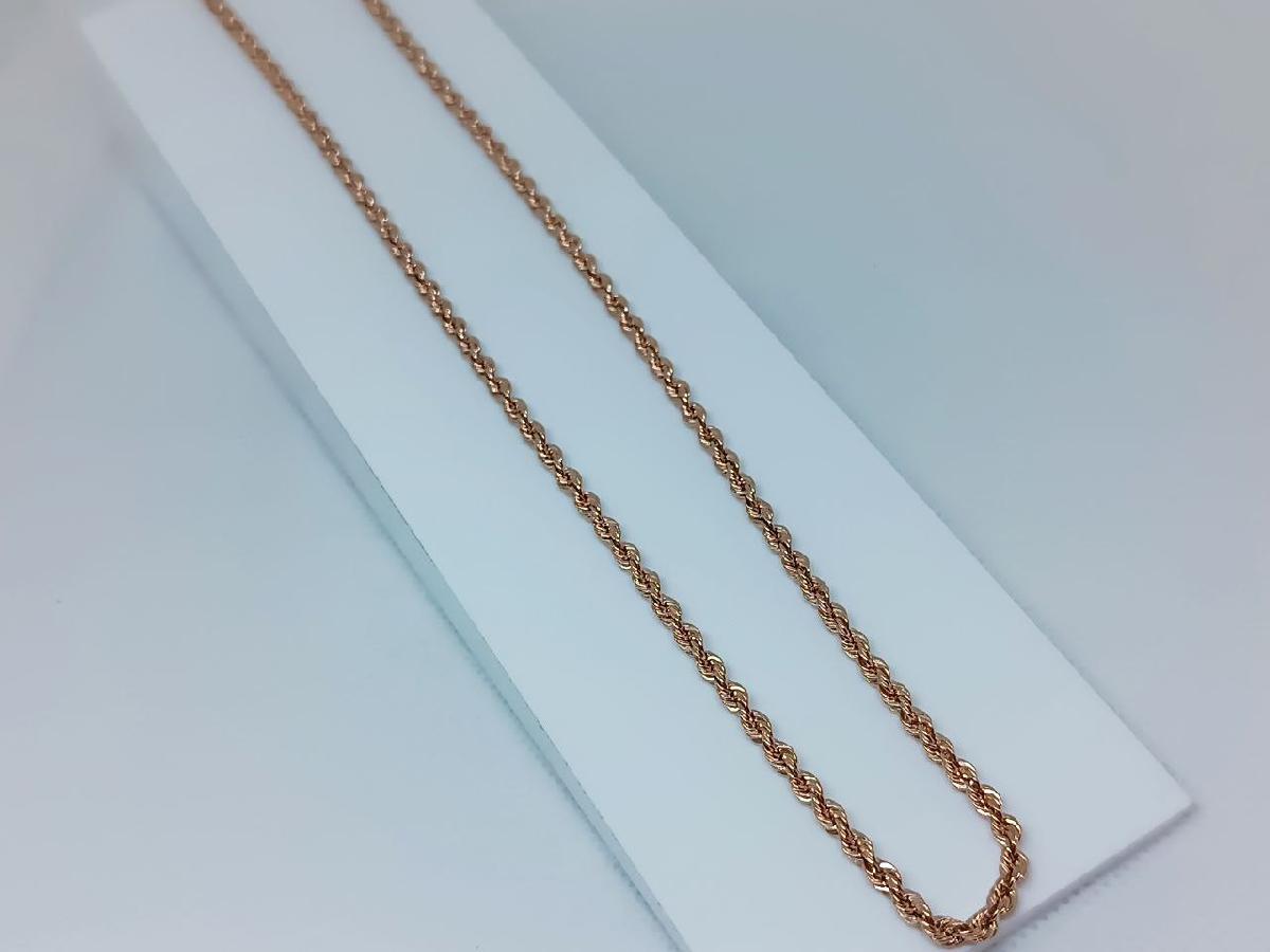 ЦЛВР585 ЦЕПЬ ПОЛНОВЕСНАЯ Веревка (Au 585)