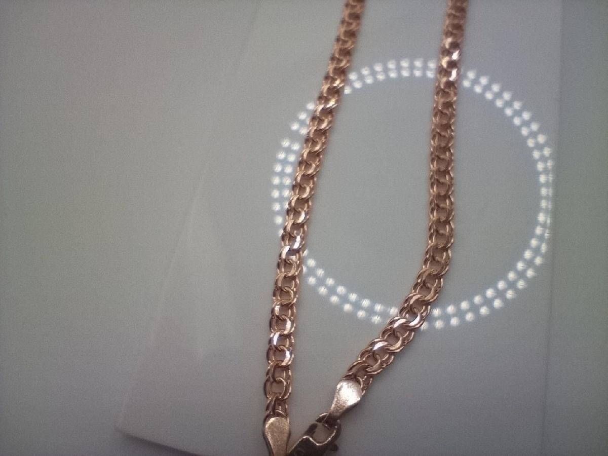 ЦЕПЬ ПУСТОТЕЛАЯ Бисмарк (Au 585)