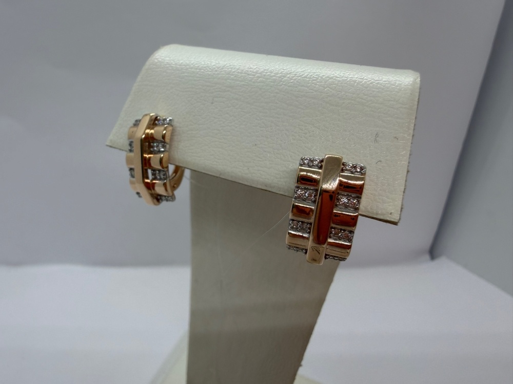 СЕРЬГИ С КАМНЯМИ (Au 585)