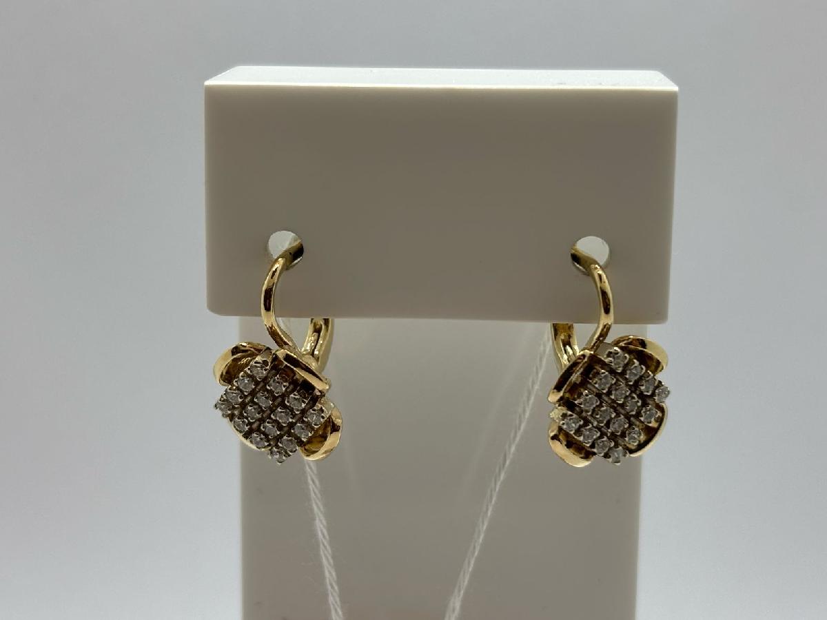 СЕРЬГИ С КАМНЯМИ (Au 585)