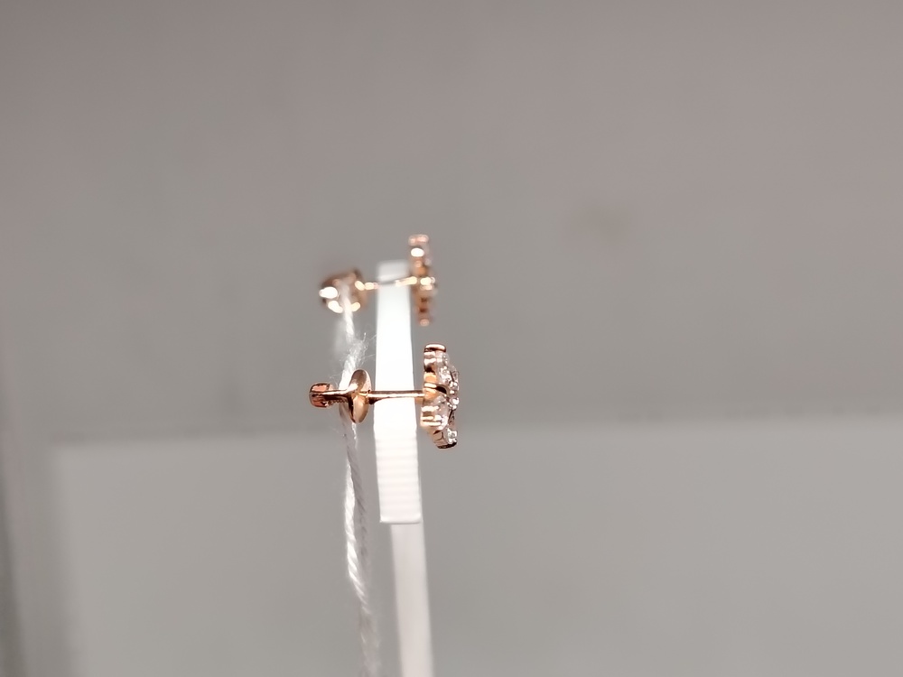 СПУС585 СЕРЬГИ ПУСЕТЫ (Au 585)