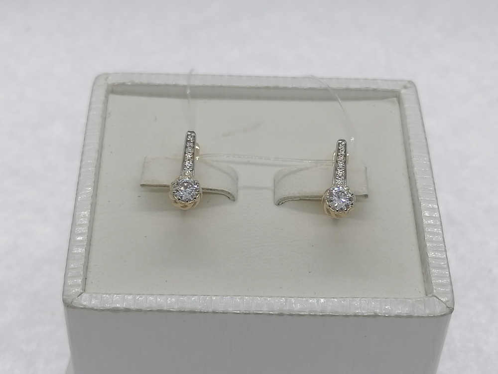 СЕРЬГИ С КАМНЯМИ (Au 585)