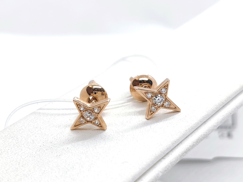 СЕРЬГИ ПУСЕТЫ с камнями (Au 585)