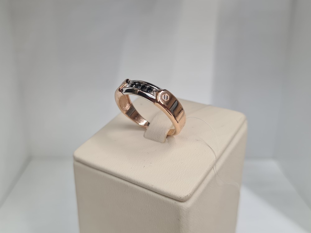 КОЛЬЦО С КАМНЯМИ (Au 585)