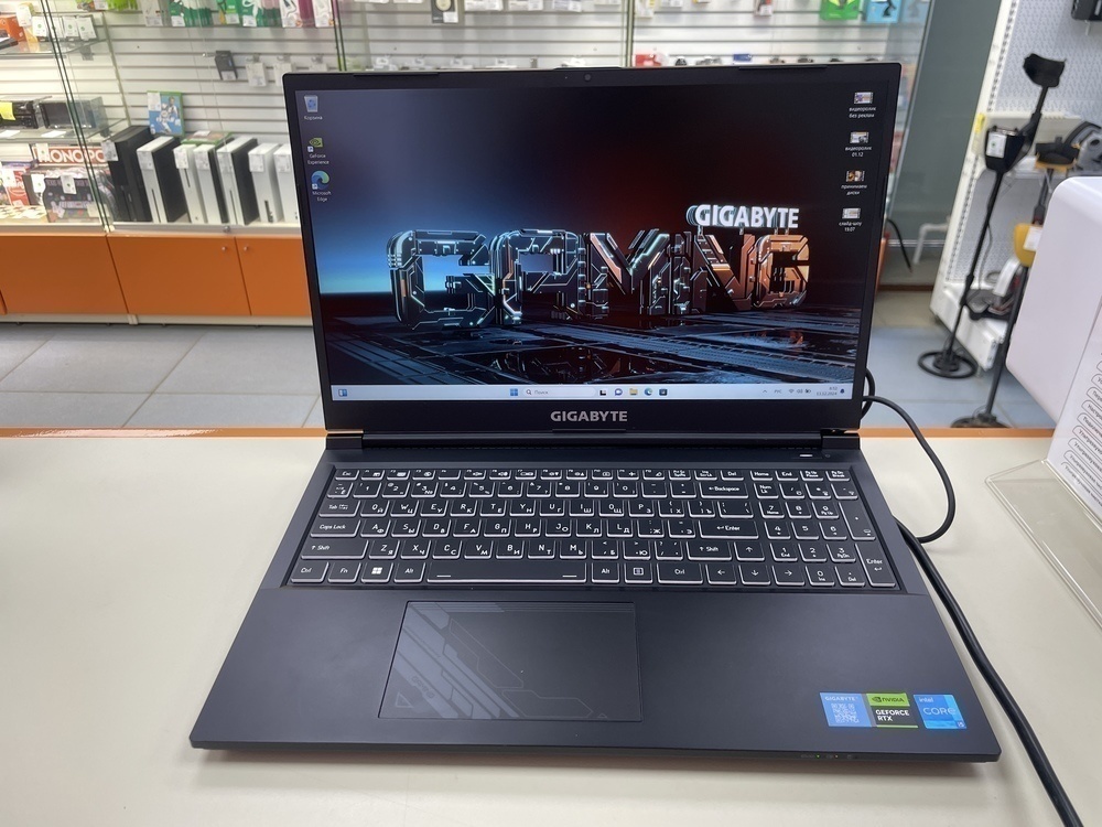 Ноутбук Gigabite G5 KF (KF-E3KZ313SH); Core i5-12500H, Geforce RTX 4060, 16 Гб, 512 GB, Нет