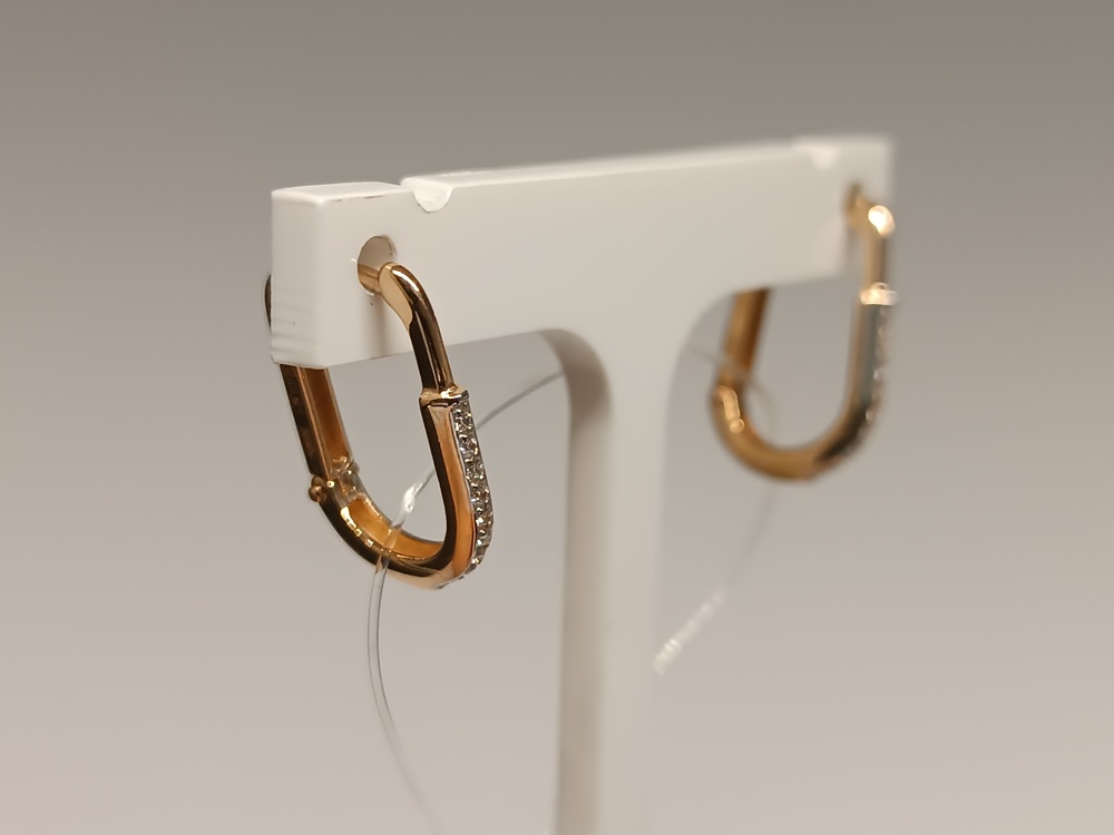 СЕРЬГИ С КАМНЯМИ (Au 585)